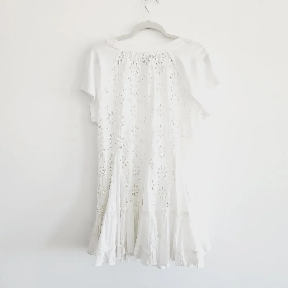 Free People White Eyelet Dress - Picture 9 of 11